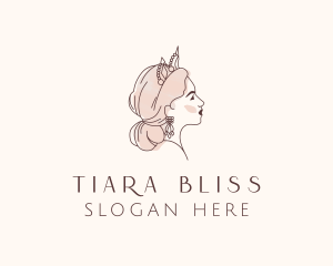 Tiara - Woman Princess Tiara logo design