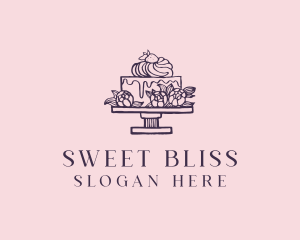 Wedding Cake Bakery logo design