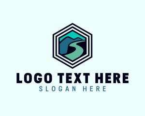 Road - Mountain Road Traveler logo design