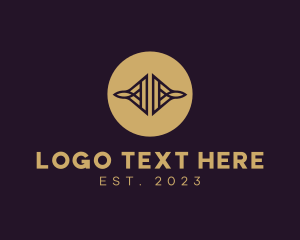 Corporation - Generic Golden Luxury logo design