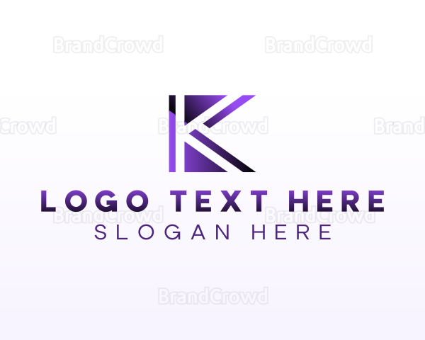 Marketing Business Enterprise Letter K Logo