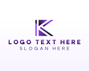 Company - Marketing Business Enterprise Letter K logo design