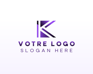 App - Marketing Business Enterprise Letter K logo design