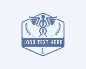 Health Insurance - Caduceus Medical Hospital logo design