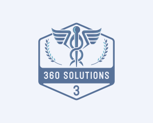 Caduceus Medical Hospital logo design