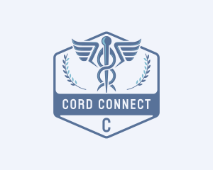 Caduceus Medical Hospital logo design