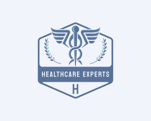 Caduceus Medical Hospital logo design