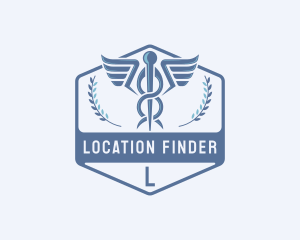 Caduceus Medical Hospital logo design