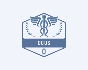 Caduceus Medical Hospital logo design