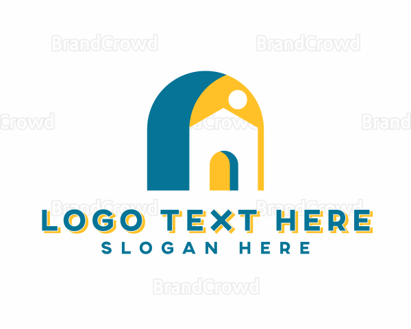 Modern Geometric Residence Logo