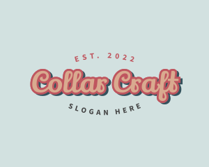 Retro Pop Cursive logo design