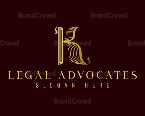 Classic Elegant Luxury Letter K Logo