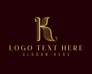 Jewelry - Classic Elegant Luxury Letter K logo design