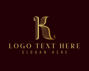 Premium - Classic Elegant Luxury Letter K logo design