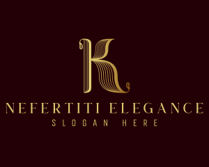 Classic Elegant Luxury Letter K logo design