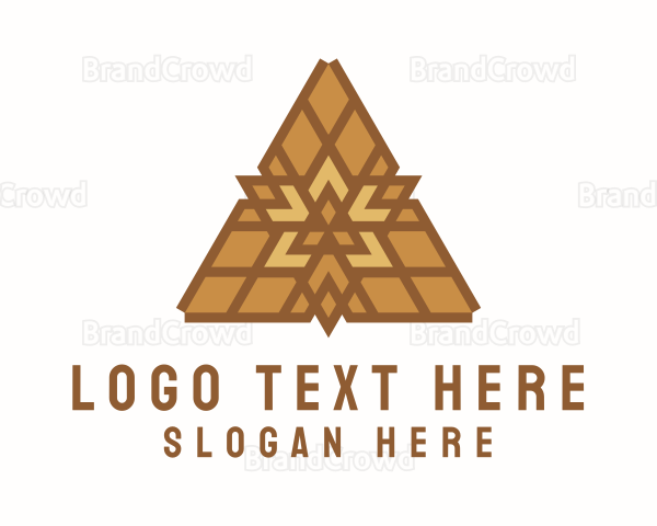 Triangular Handicraft Pattern Logo