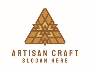 Triangular Handicraft Pattern logo design
