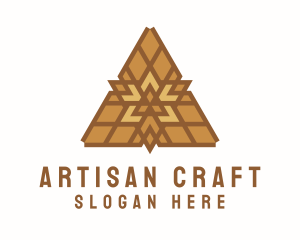 Handicraft - Triangular Handicraft Pattern logo design