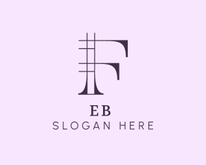 Geometric Business Letter F Logo