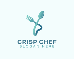 Restaurant Food Cutlery logo design