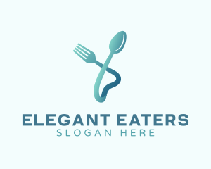 Silverware - Restaurant Food Cutlery logo design