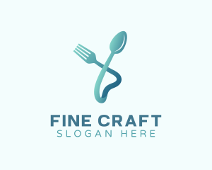 Restaurant Food Cutlery logo design