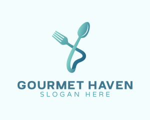 Restaurant Food Cutlery logo design