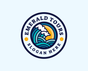 Beach Wave Resort logo design