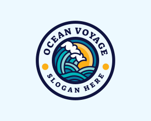 Beach Wave Resort logo design