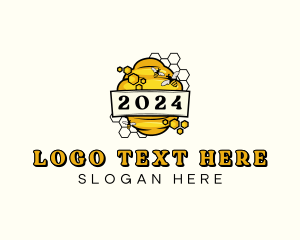 Organic - Organic Honey Bee logo design