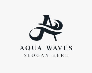 Wave Tropical Resort logo design