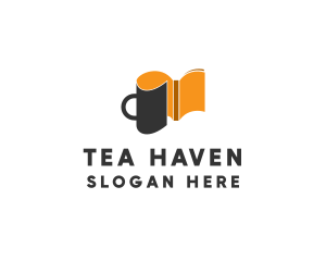 Coffee Mug Book logo design