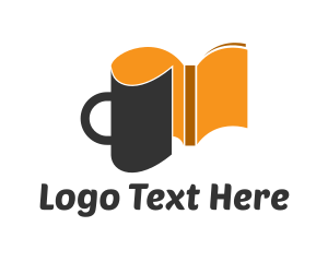 Book Club - Coffee Mug Book logo design