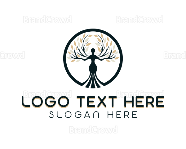 Yoga Meditation Wellness Logo