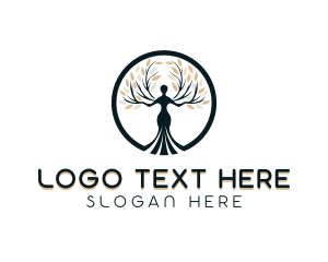 Yoga Meditation Wellness Logo