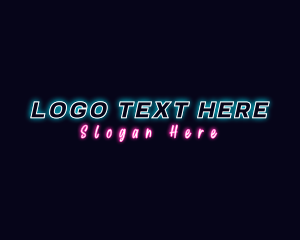 Streaming - Neon Glow Company logo design