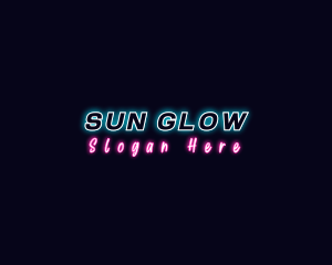 Neon Glow Company logo design