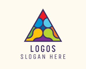 Humanitarian - People Community Triangle logo design