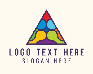Nursery - People Community Triangle logo design