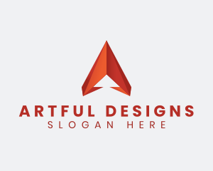 Geometric Paper Handicraft logo design