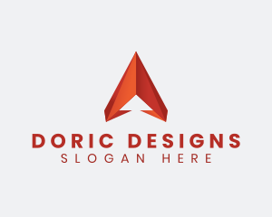 Geometric Paper Handicraft logo design