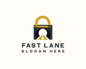 Highway - Lock Highway Road logo design