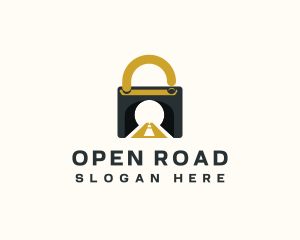 Lock Highway Road logo design