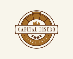 Fire Restaurant Bistro logo design