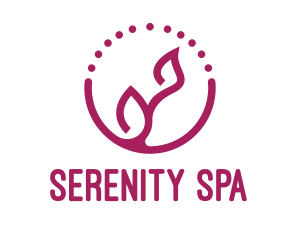 Spa - Minimalist Plant Spa logo design