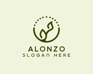 Minimalist Plant Spa logo design