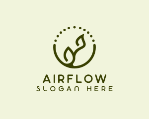 Minimalist Plant Spa logo design