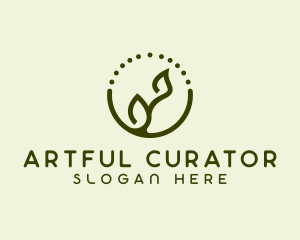 Minimalist Plant Spa logo design