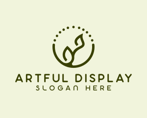 Minimalist Plant Spa logo design