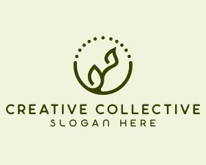 Minimalist Plant Spa logo design